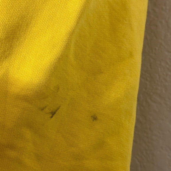 KAPPA Shorts Sweatsuit Knit size Large Bright Yellow Elastic Waist Drawstring - Picture 11 of 14